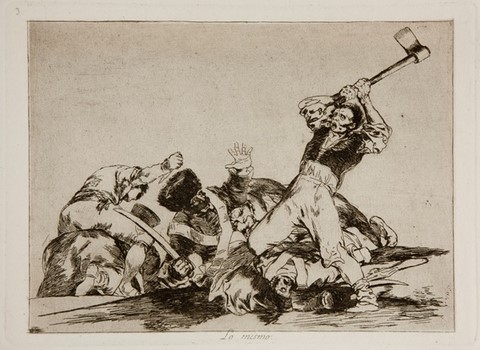Grabado de Goya