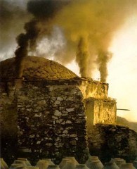 Horno en funcionamiento